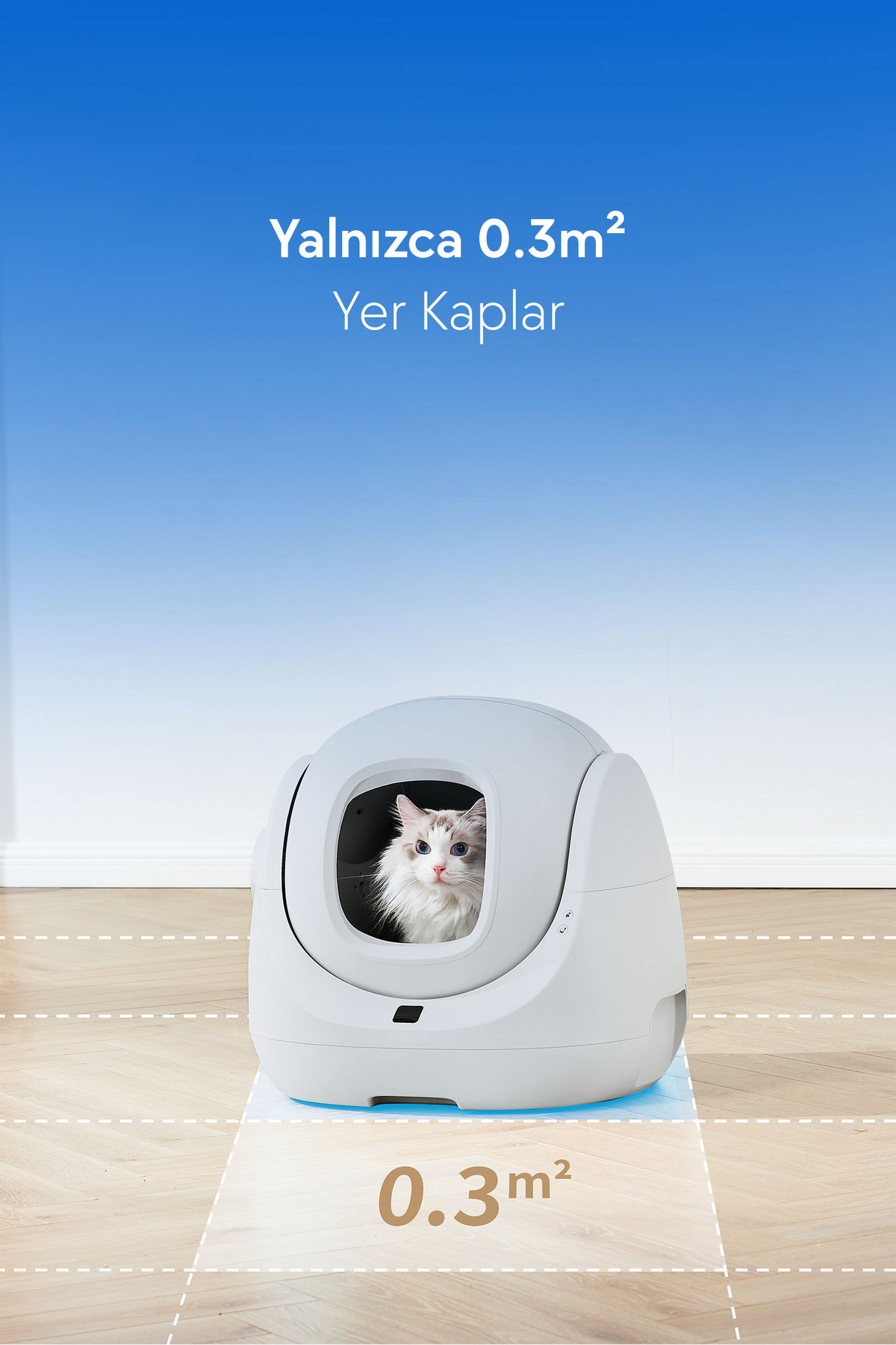 جعبه خاک خودکار گربه کت‌لینک Catlink Scooper SE (Lite)، مدل CL-CA-03