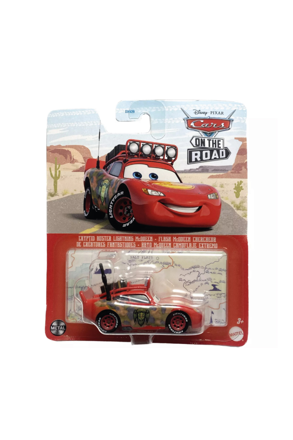 مدل خودرو DISNEY CARS MOVIE 1 55 SCALE SINGLE CHARACTER VEHICLES HKY29 ON THE ROAD CRYPTID BUSTER LIGHT اورجینال DİSNEY