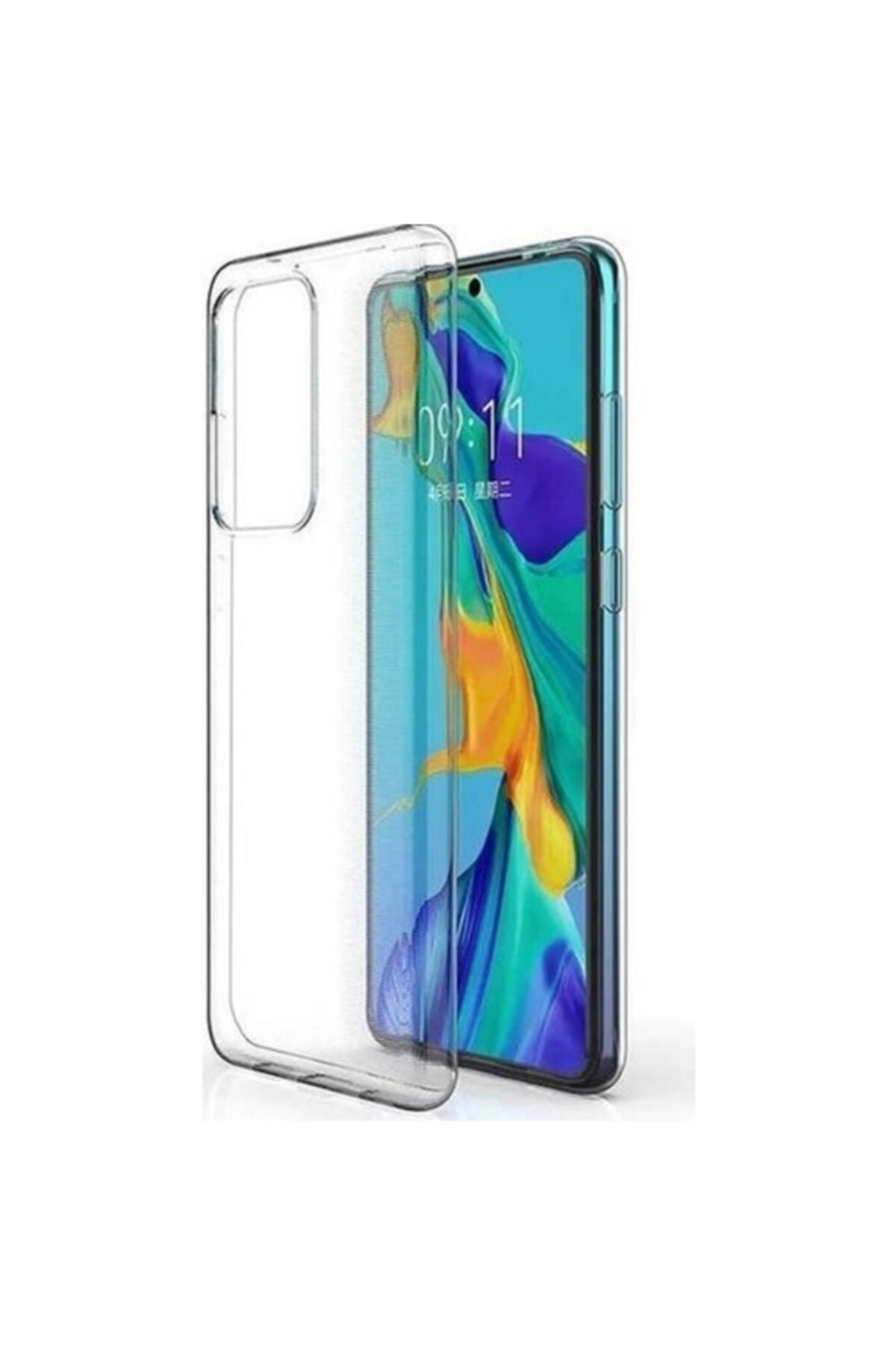 کاور و قاب محافظ گلکسی نوت 10 لایت سیلیکون شفاف فیبکس Fibaks