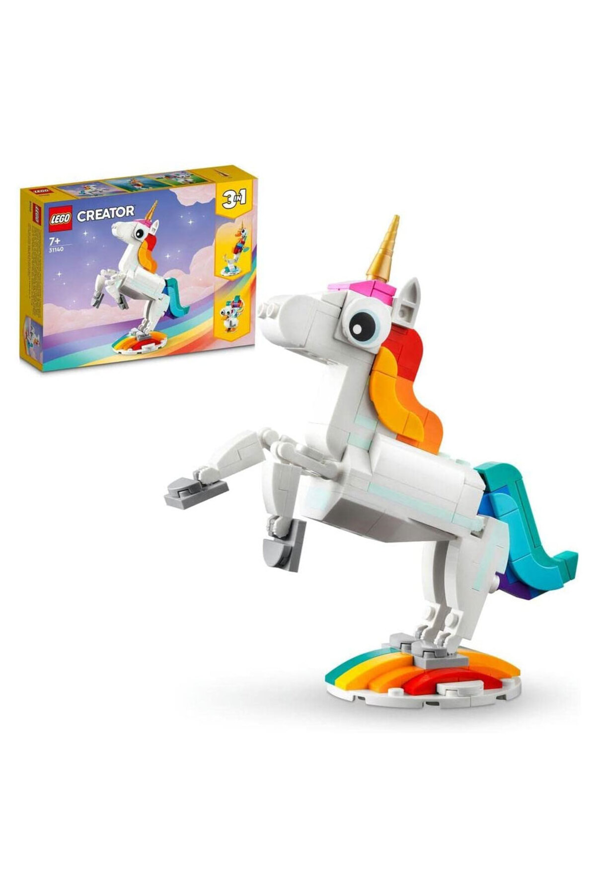 لگو و اسباب بازی های ساخت محور ® CREATOR MAGIC UNICORN 31140 7+ ست ساختمان خلاق 145 قطعه از ترکیه LEGO