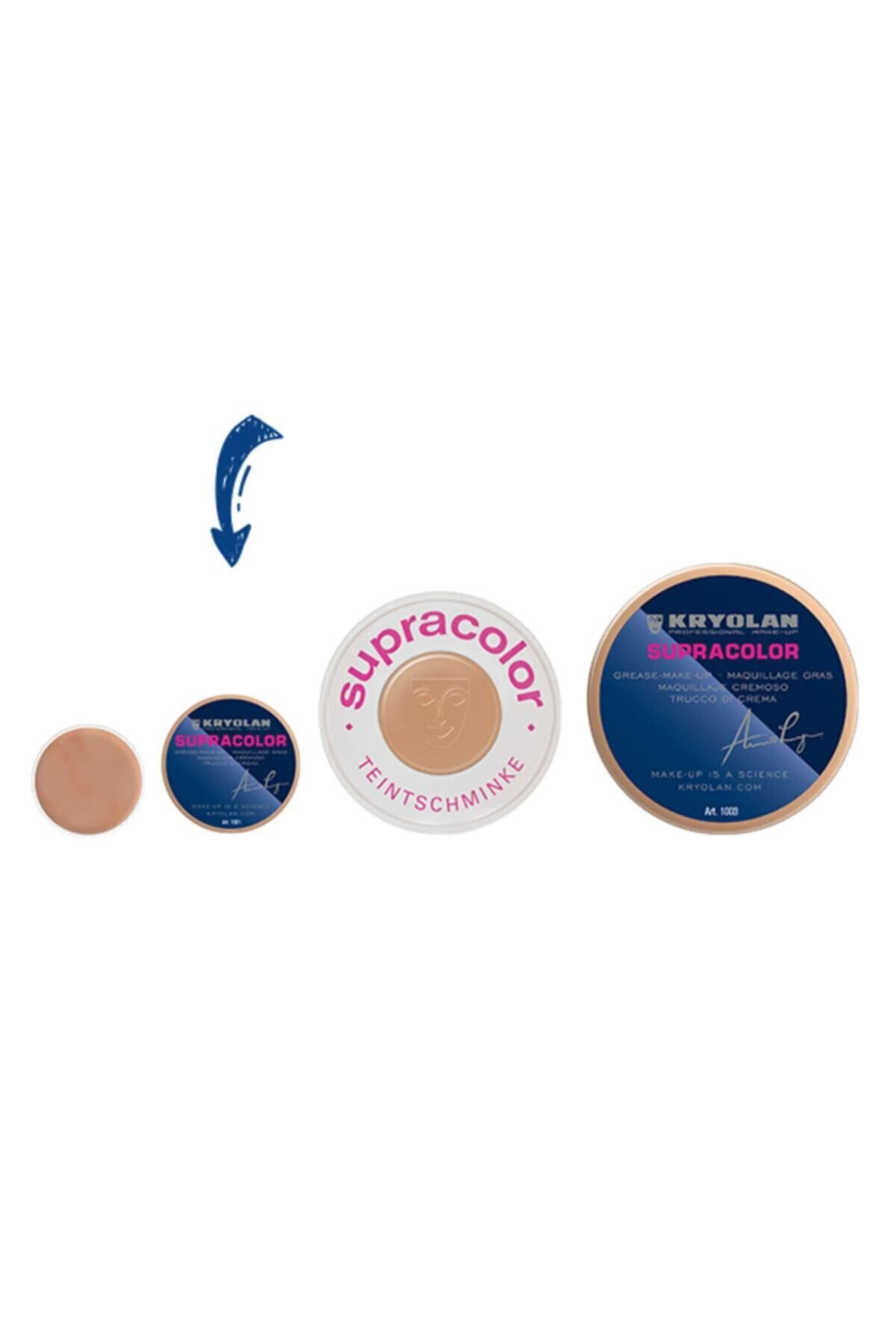 کرم پودر SUPRACOLOR® FOUNDATION سایز کوچک 8 میل عاج Kryolan