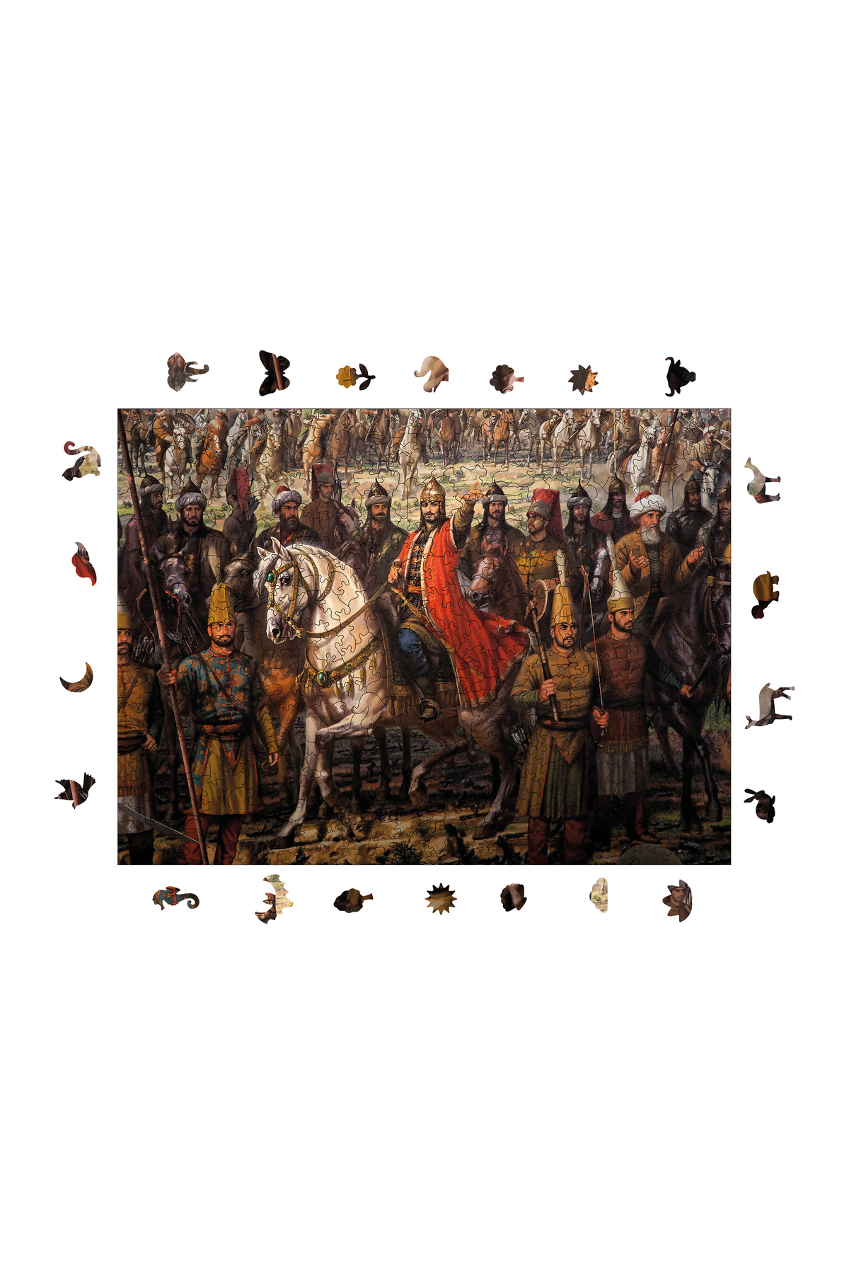 پازل چوبی فاتح 450 قطعه 29X39 سانتی متر از ترکیه WePuzzleUp