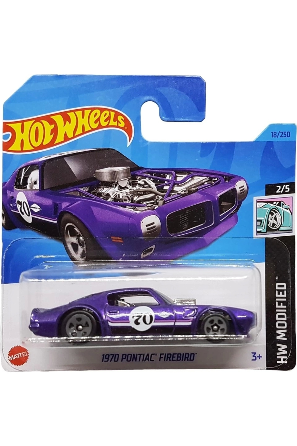 مدل خودرو SINGLE CARS 1970 PONTIAC FIREBIRD HKK49 از ترکیه HOT WHEELS