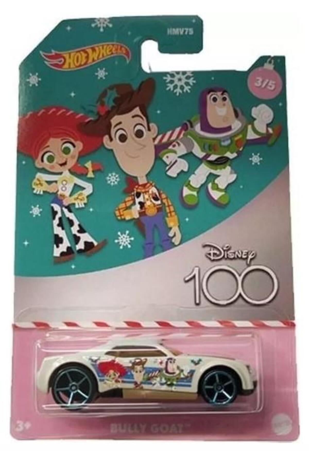 ماشین اسباب بازی DISNEY 100 BULLY GOAT HLK40 هات ویلز اورجینال HOT WHEELS