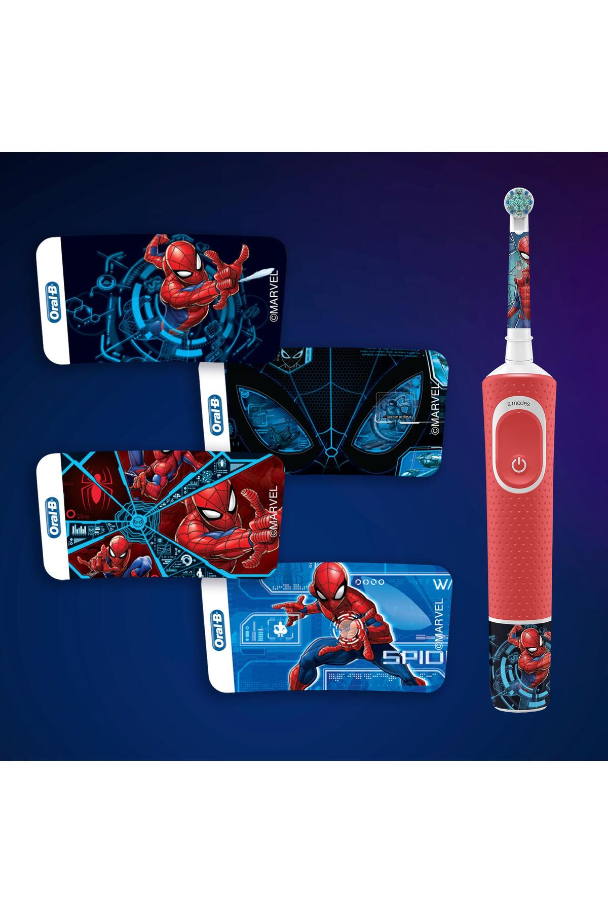 Oral-B مسواک برقی قابل شارژ کودکان D100 اسپایدرمن
