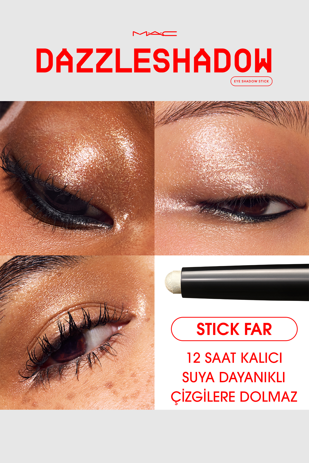 سایه چشم DAZZLESHADOW STICK FAR GOLD STUD Mac