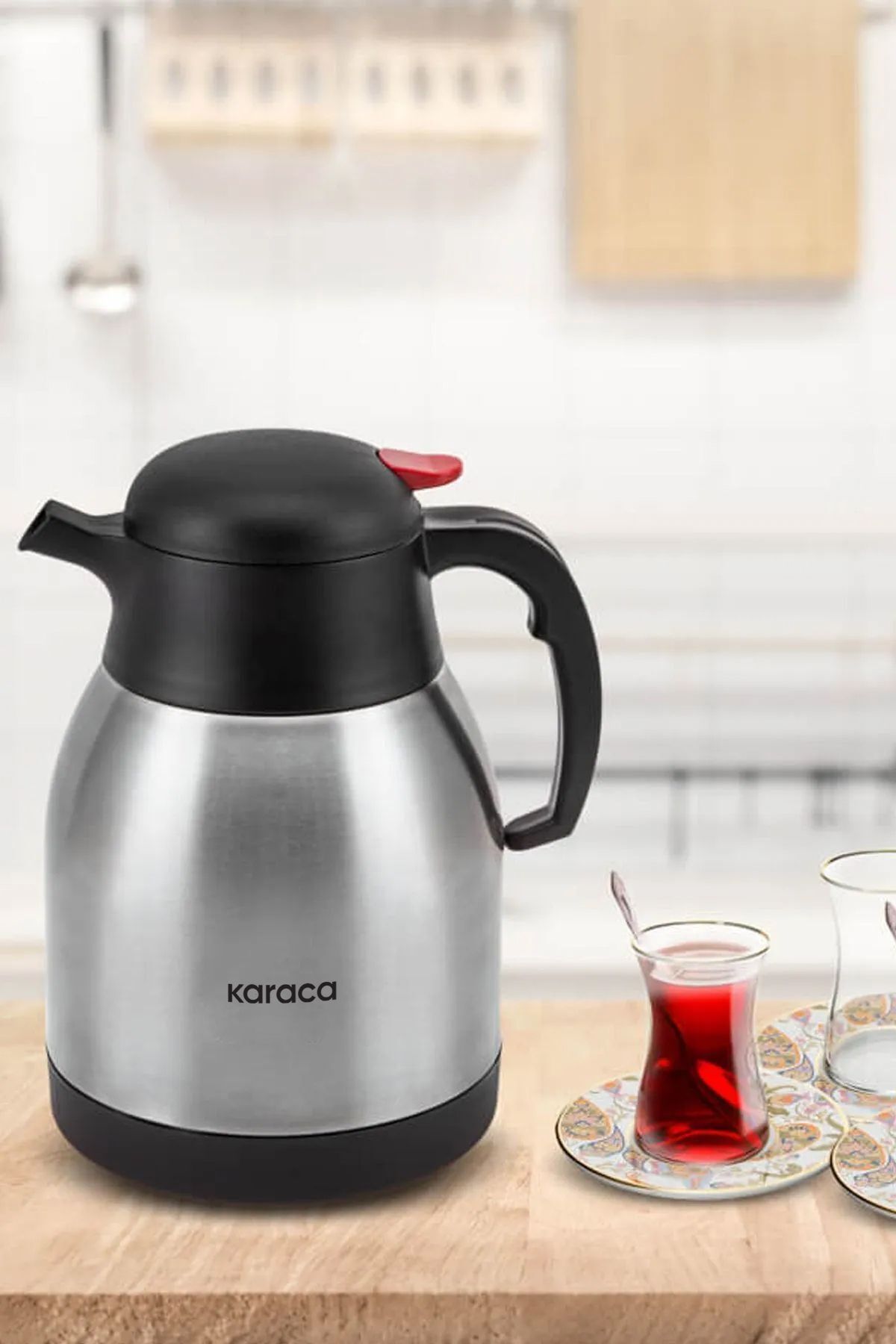فلاسک THERMOS STEEL TANTUM INOX 2 LT اورجینال Karaca