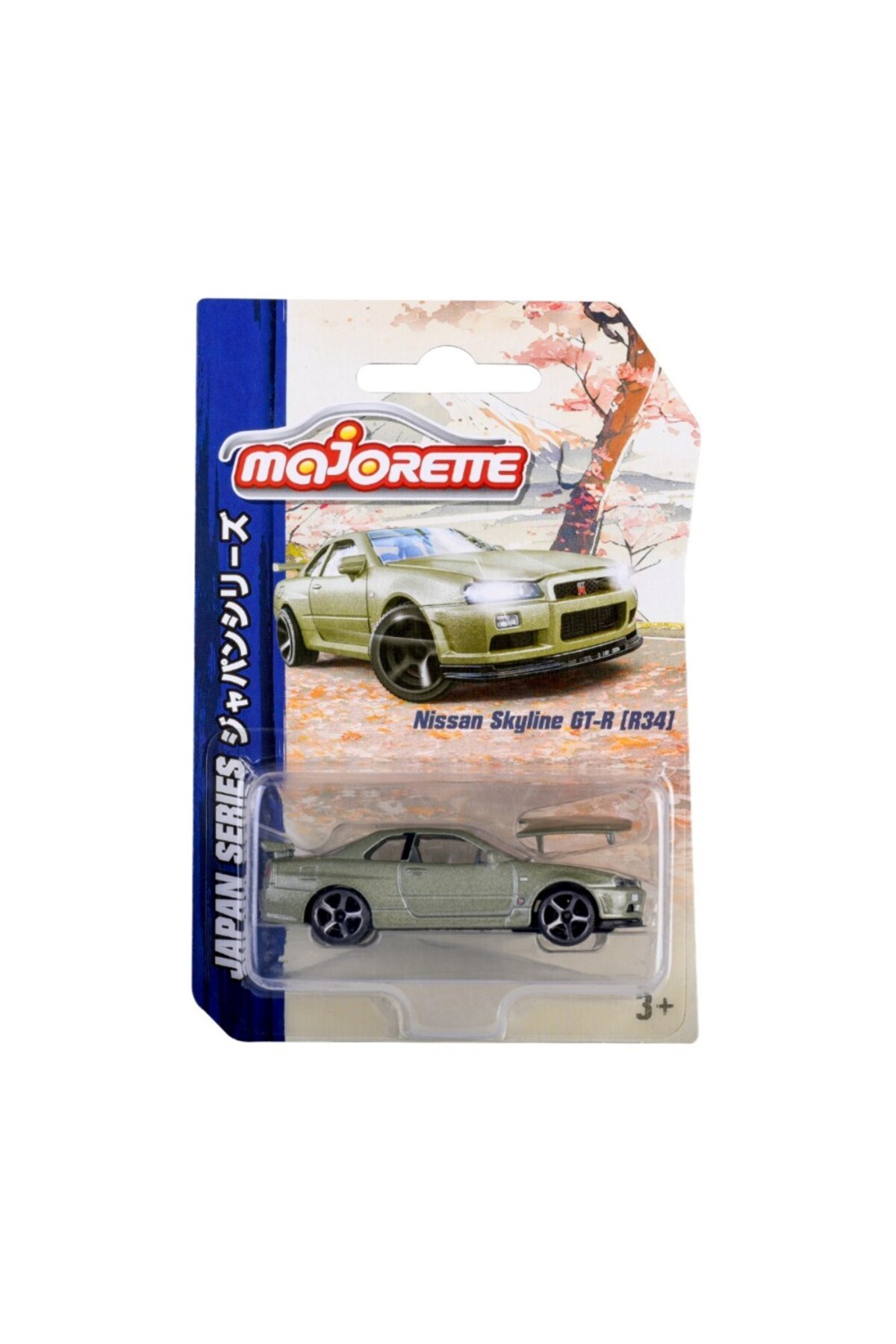 مدل خودرو خودروهای پریمیوم سری ژاپن نیسان اسکای لاین GT R R34 اورجینال Majorette