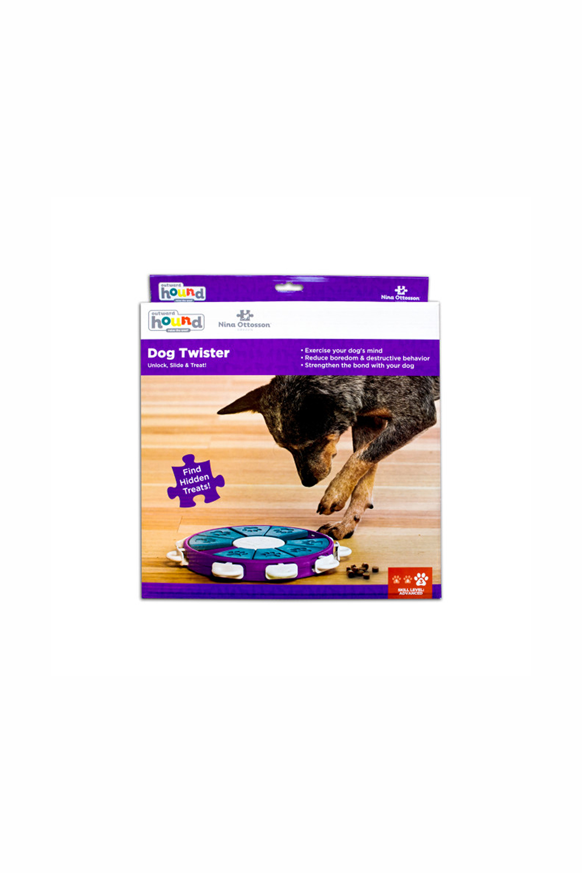 اسباب‌بازی آموزشی سگ اوت‌وارد هاوند Outward Hound Nina Dog Twister چندرنگ