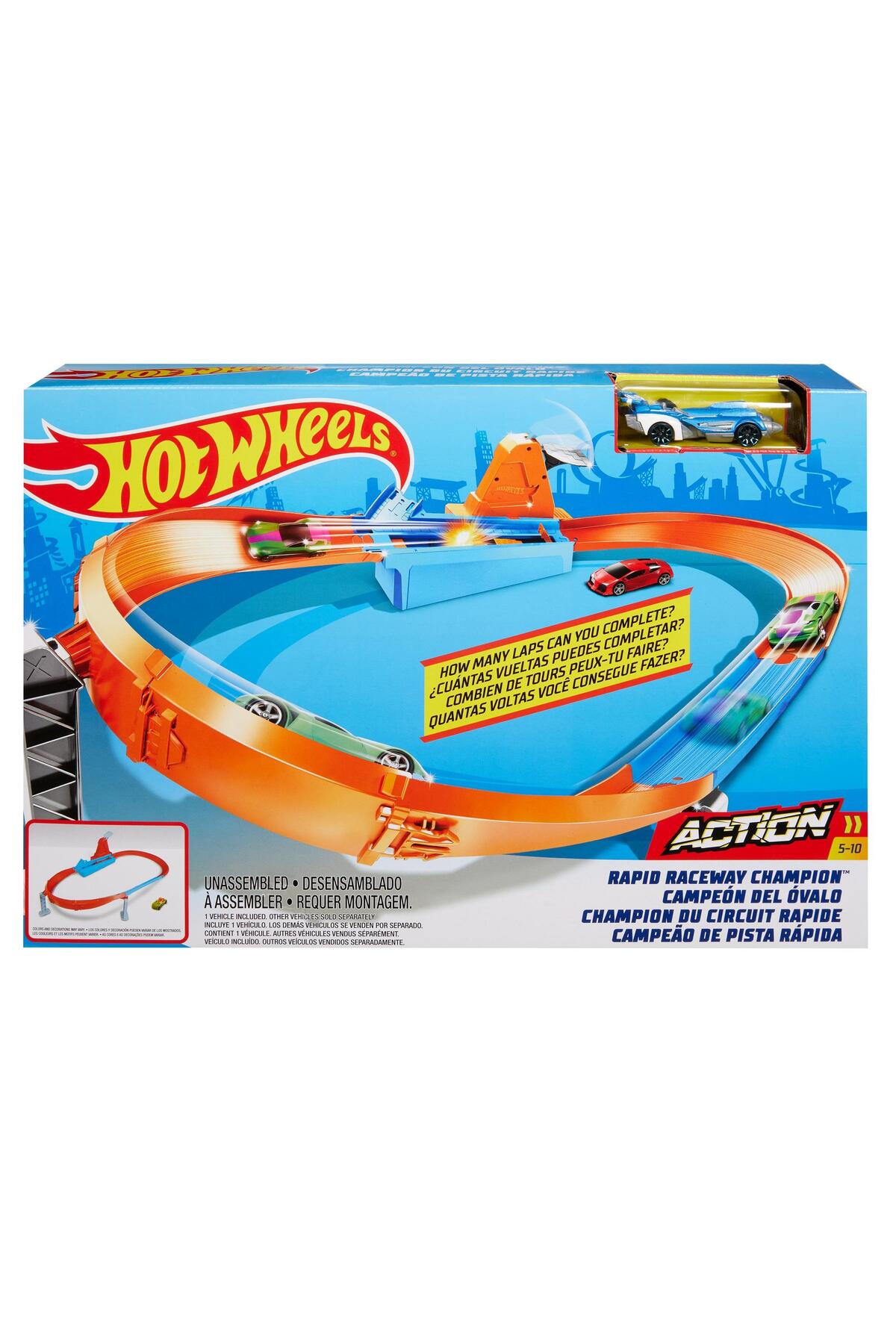 ماشین اسباب بازی ® مجموعه سریع قهرمان RACEWAY GJM75 هات ویلز اورجینال HOT WHEELS