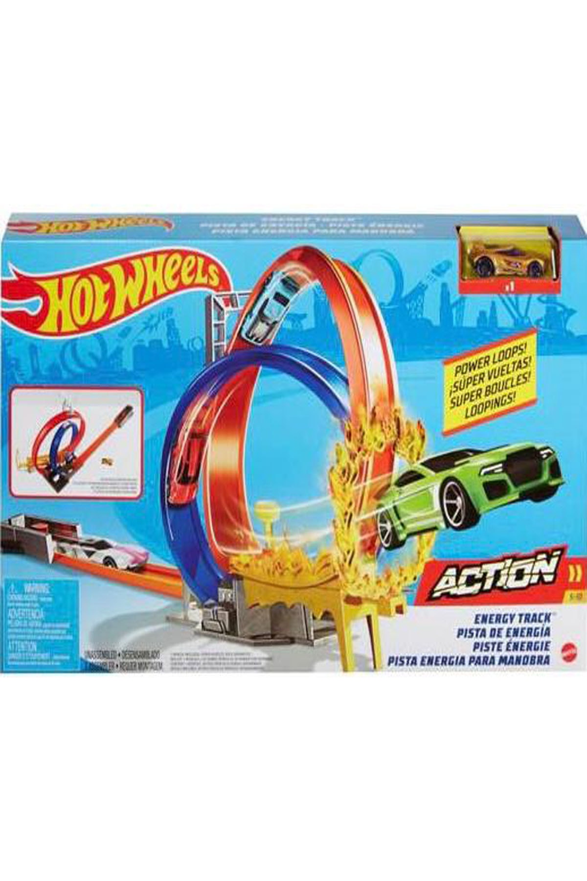 ماشین اسباب بازی RACKING RANWY SET ORINIVE ROAD TRACK هات ویلز اورجینال HOT WHEELS