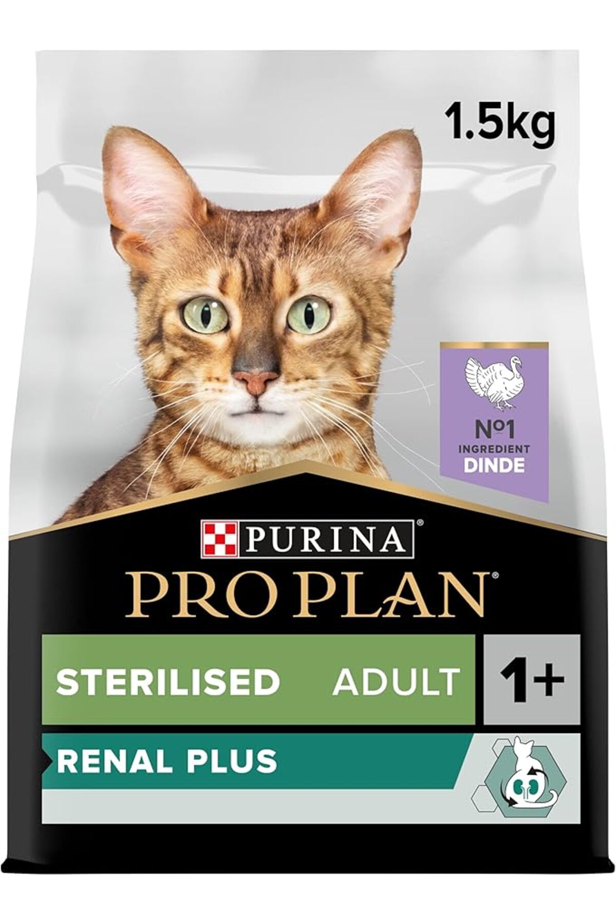 غذای خشک گربه عقیم‌شده پروپلن Pro Plan Sterilised با طعم بوقلمون، ۱٫۵ کیلوگرم 1,5 Kg