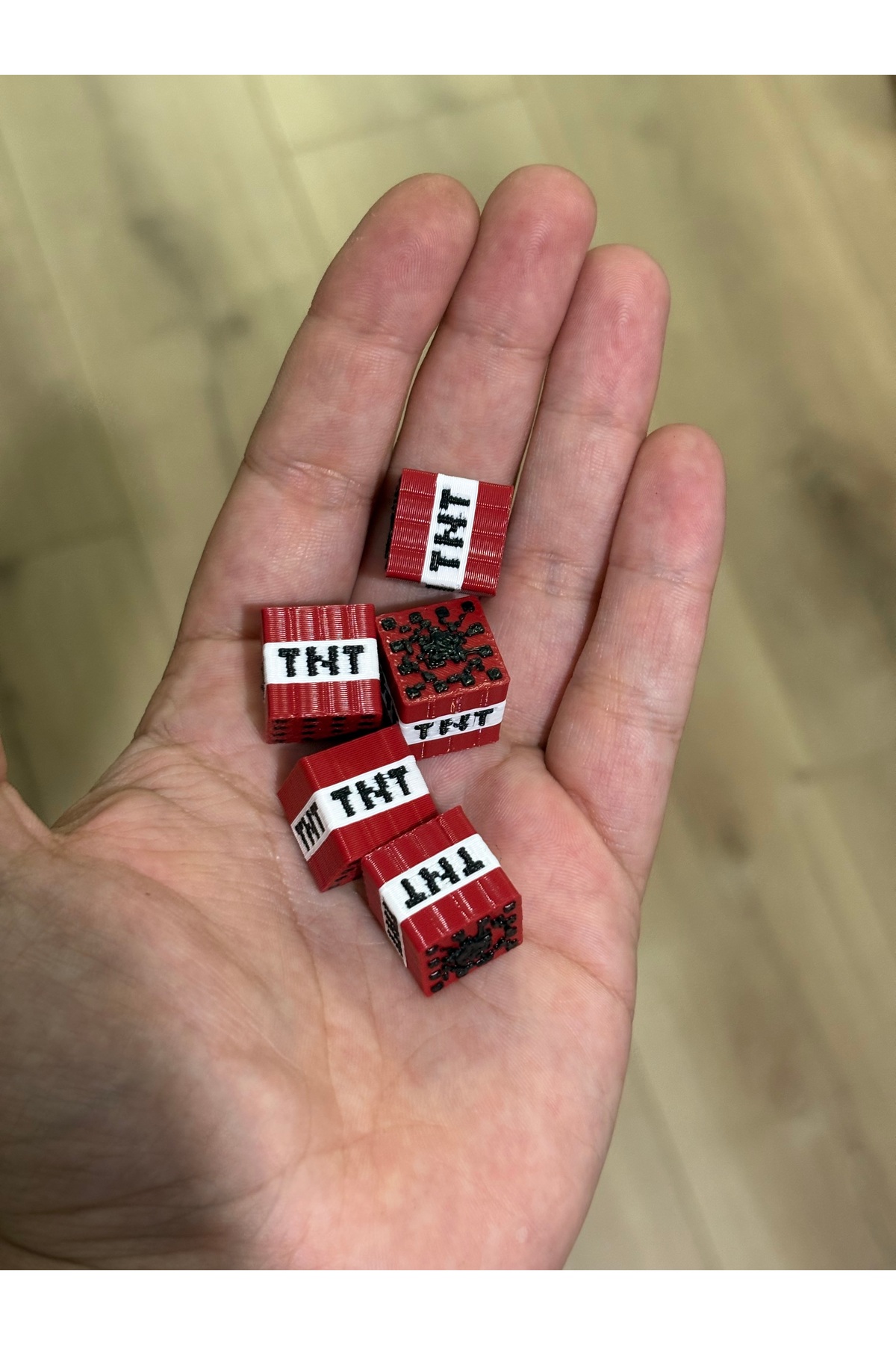 لگو و اسباب بازی های ساخت محور MINECRAFT 5 MINI TNT پلاستیک 3D Stuff