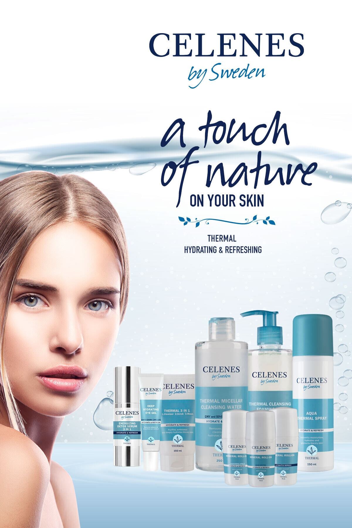 سرم پوست حرارتی 3 در 1 REVIVAL SUPER DETOX 30 میل Celenes by Sweden