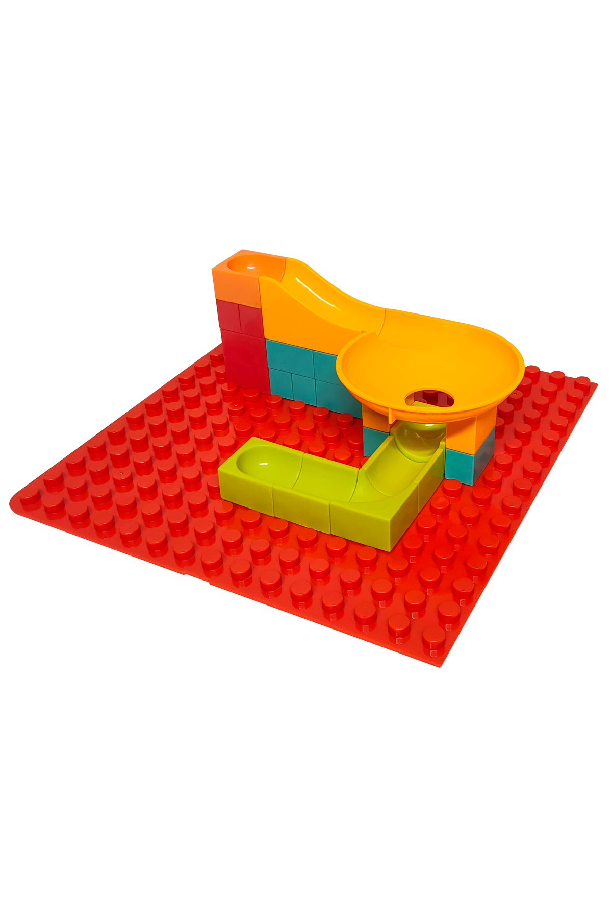 لگو و اسباب بازی های ساخت محور LEGODUPLOUCOMPATIBLE BIG GROUND RED از ترکیه CREATİVE GAMES