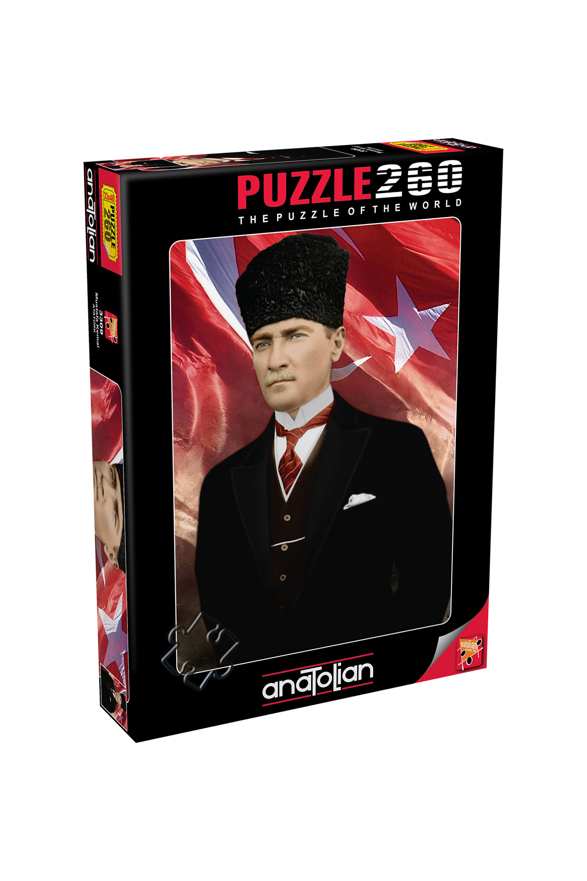 پازل اره منبت کاری مویی 260 XL PIECE مصطفی کمال 3309 از ترکیه Anatolian Puzzle