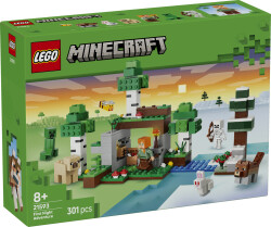 مجموعه ساختنی لگو LEGO ماینکرفت Minecraft اولین ماجراجویی شبانه مدل 21593، ۳۰۱ قطعه، حداقل سن ۸ سال