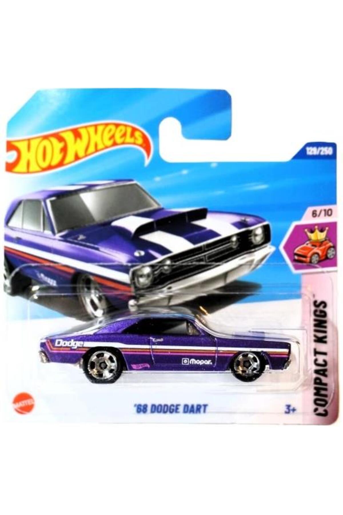 ماشین اسباب بازی SINGLE CARS '68 DODGE DART HYY70 KINGS COMPACT هات ویلز اورجینال HOT WHEELS