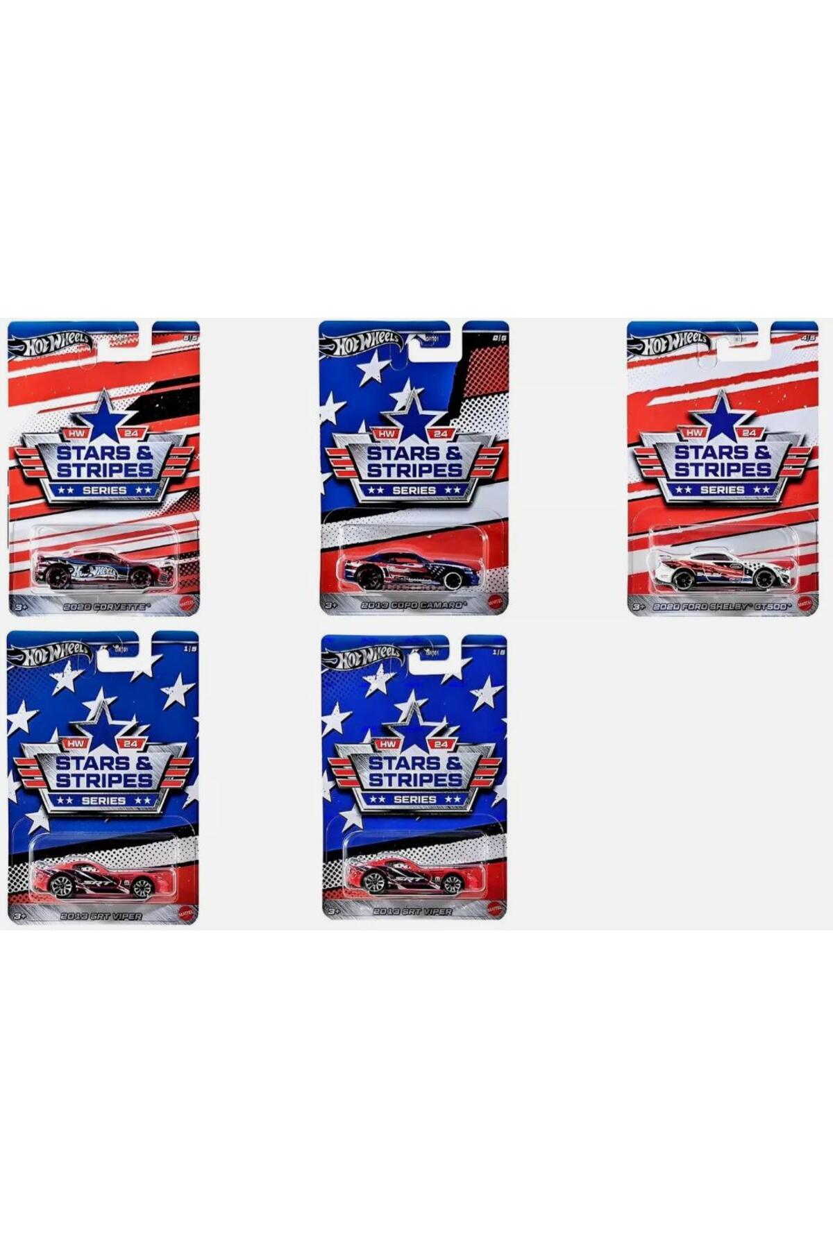 ماشین اسباب بازی STARS & STIPES SERITES 5 SET GRT01 هات ویلز اورجینال HOT WHEELS