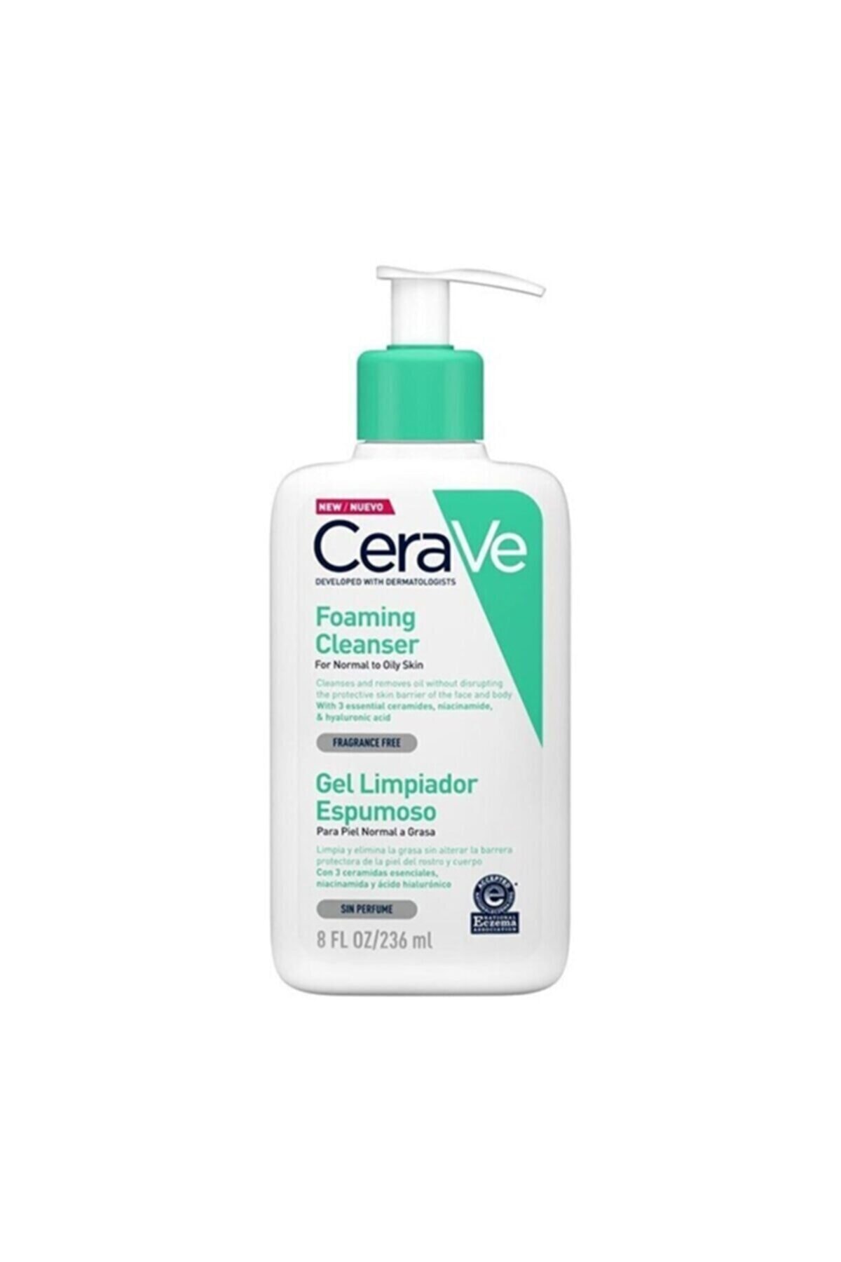 CeraVe پاک‌کننده‌ی حباب‌زن ۲۳۶ میلی‌لیتر