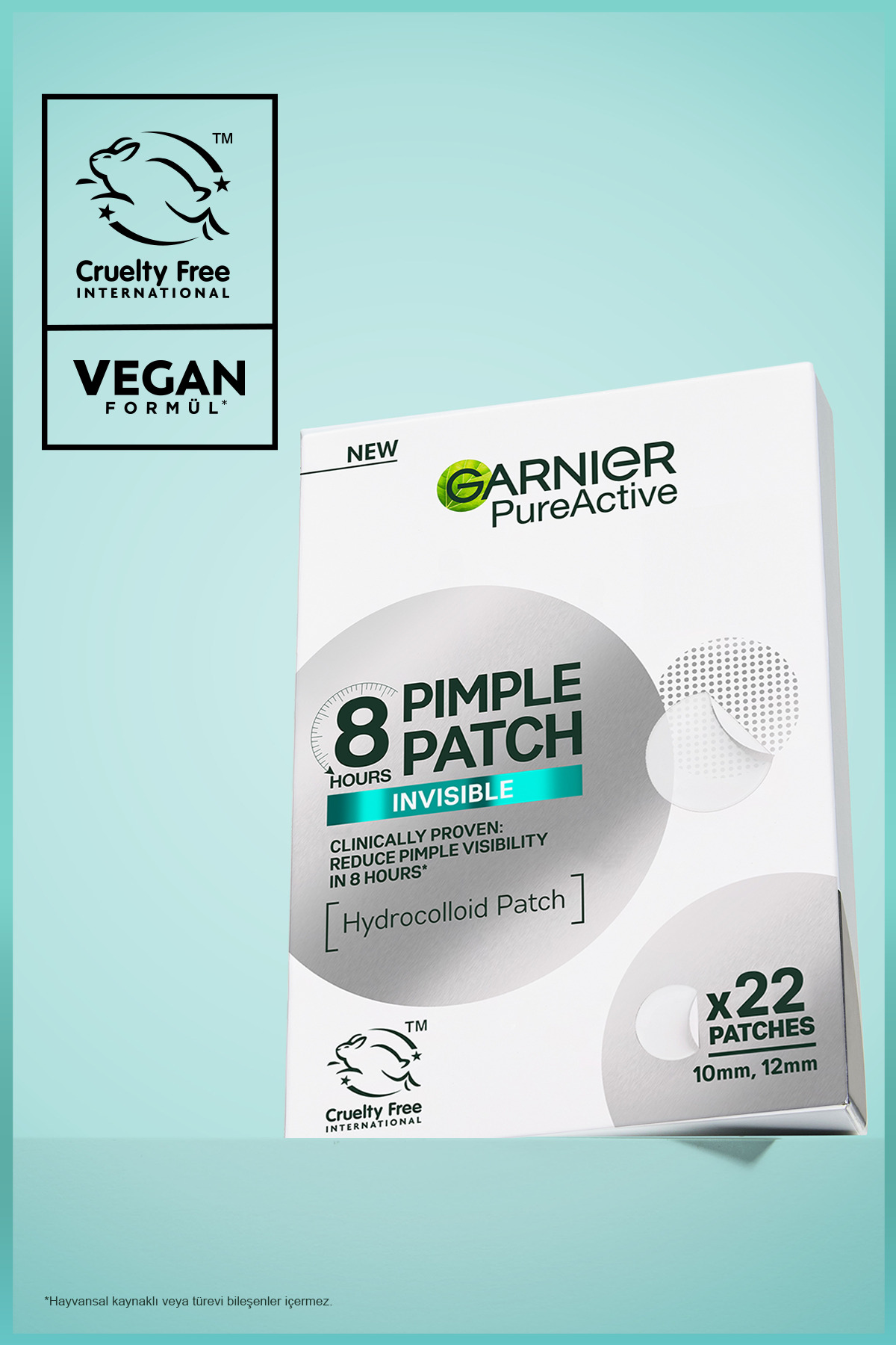 چسب جوش سرسیاه PIMPLE PATCH 22 پین باند هیدروکلوئید ضد آکین Garnier