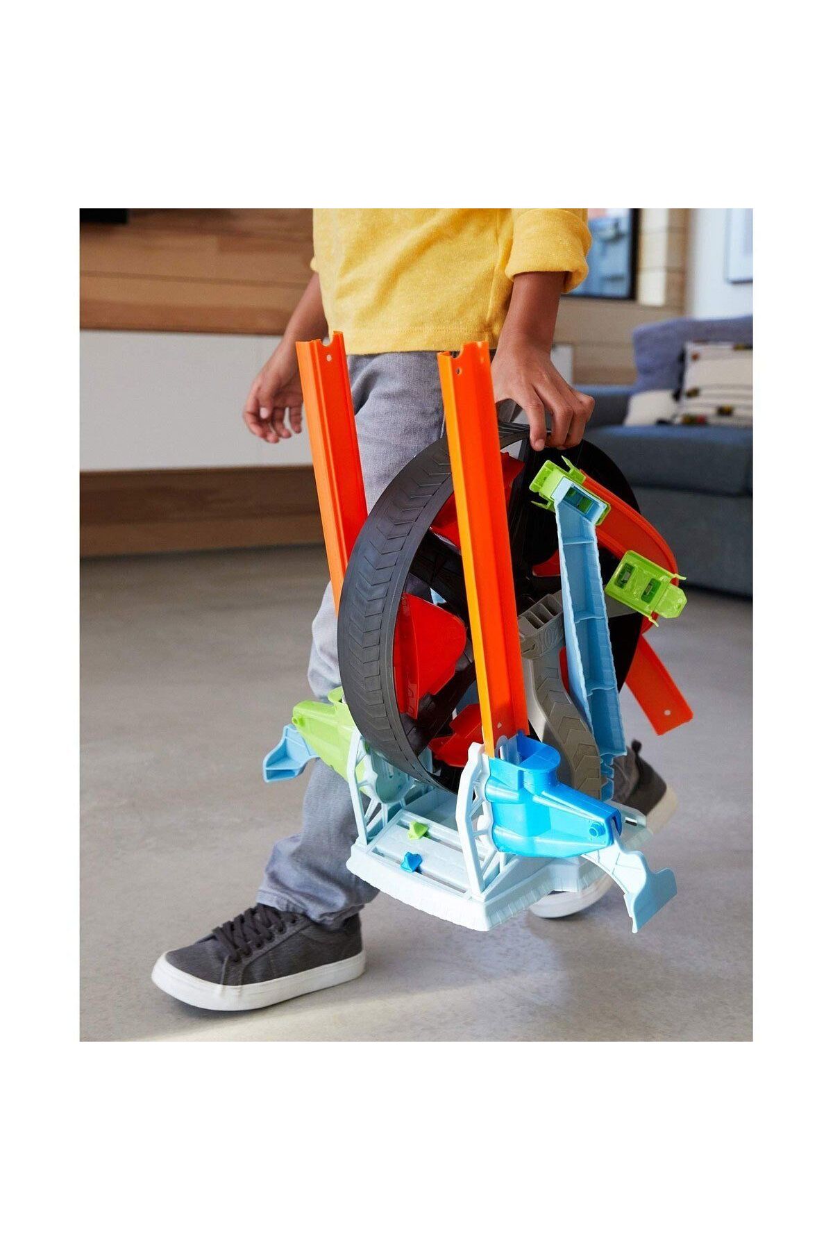ماشین اسباب بازی چرخ های داغ GJM77 مجموعه مسابقه ماجراجویی 4 8 سال هات ویلز اورجینال HOT WHEELS