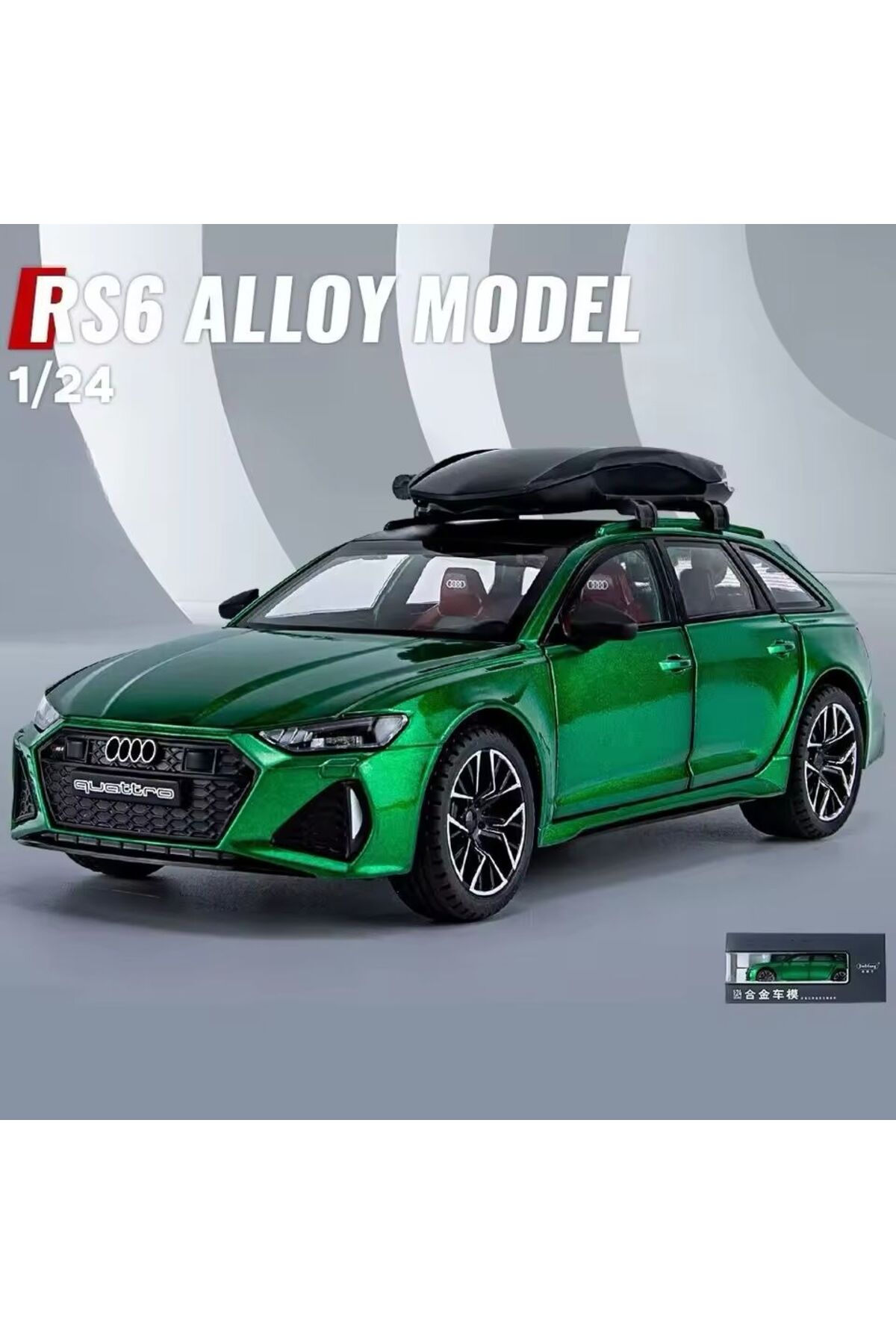 مدل خودرو مجموعه فلزی AUDI RS6 AVANT SPORT با صندوق عقب 1:24 DIECAST اورجینال scntoys