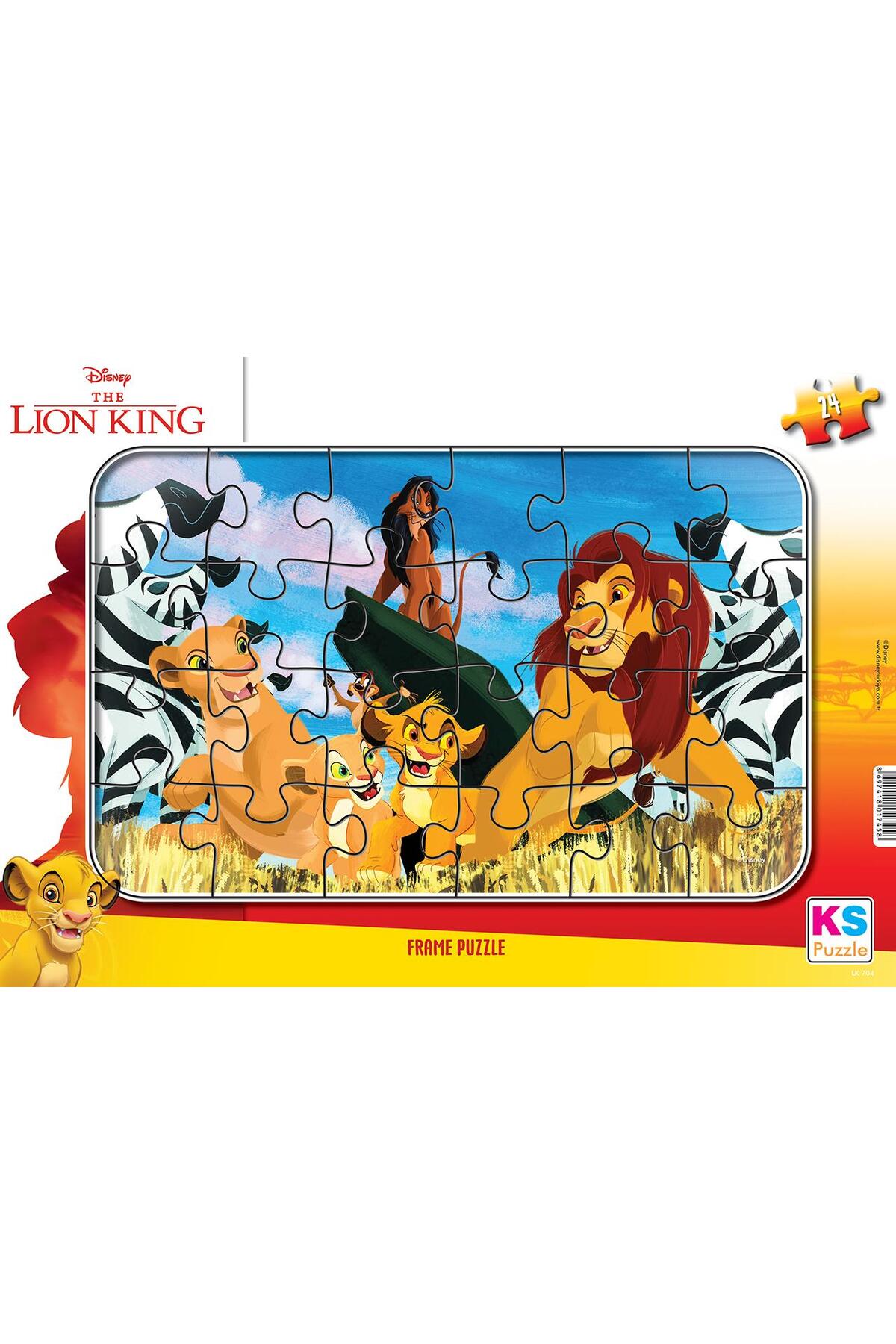 پازل KS FRAME PUZZLE LION KING ASLAN LK 704 اورجینال Ks Games
