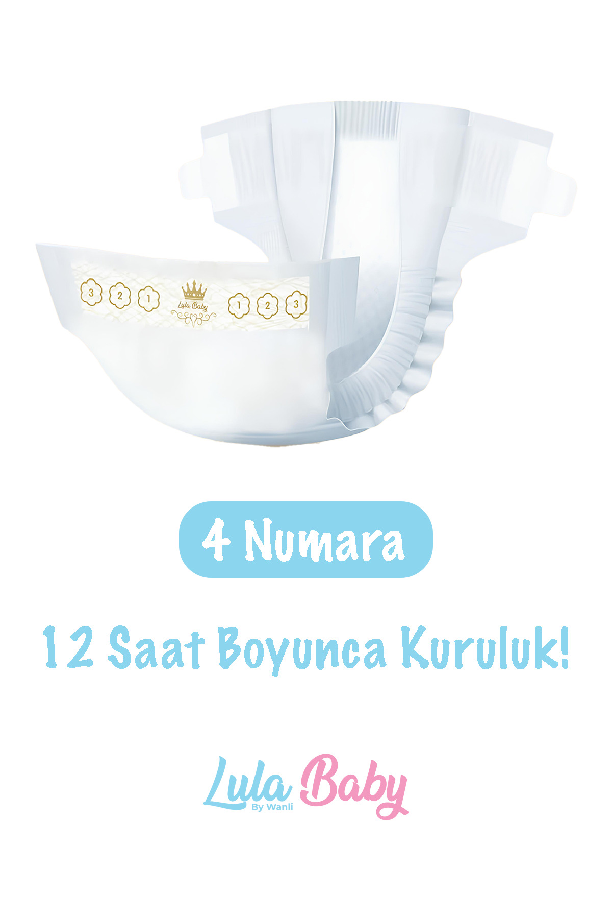 پوشک بچه LULA BABY PREMIUM OPPORTUNITY پکیج سایز 4 54 عددی اورجینال Lulababy