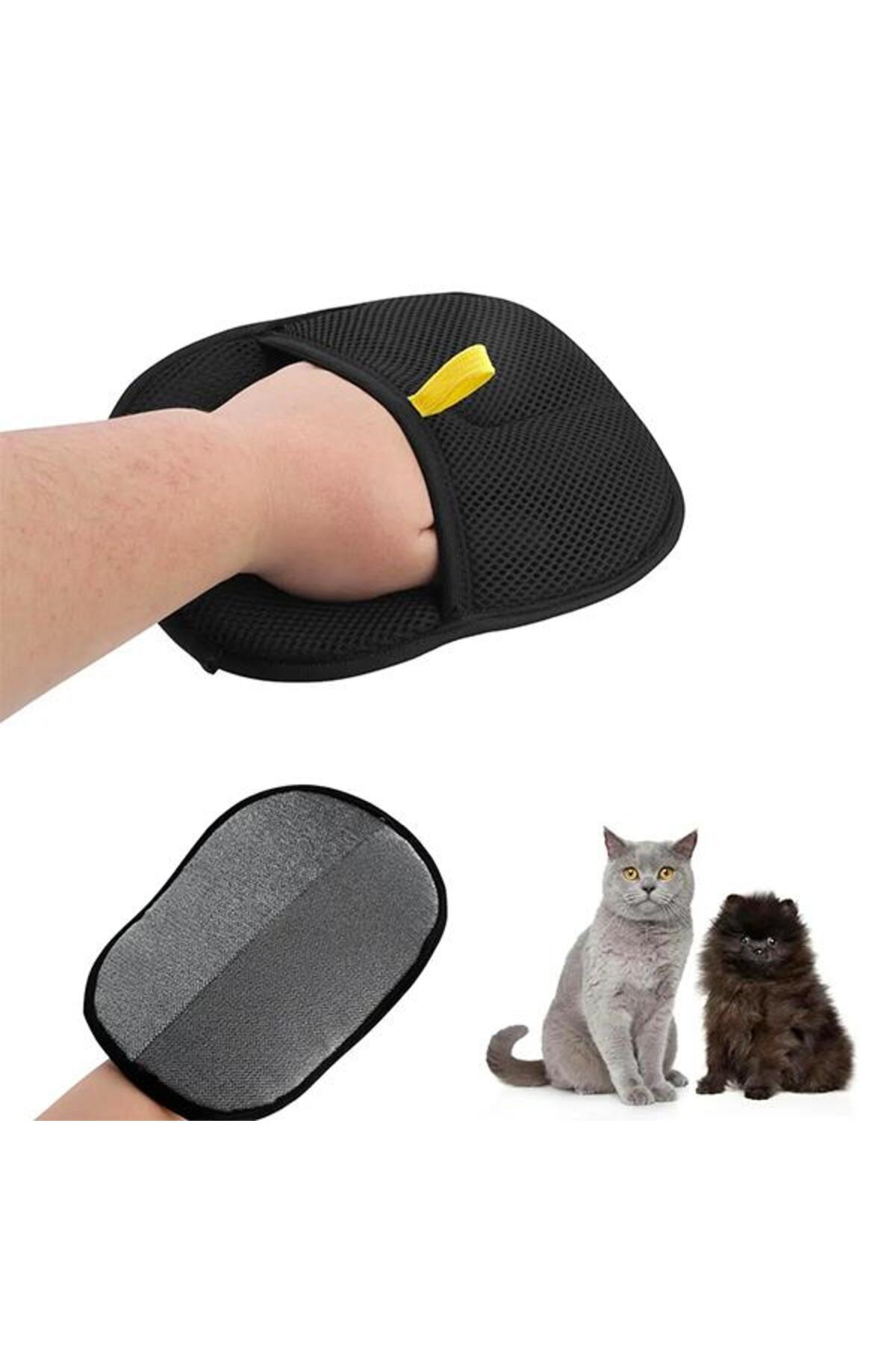 دستکش جمع‌آوری موی گربه و سگ آتاکان پت‌شاپ Atakan Petshop، خاکستری