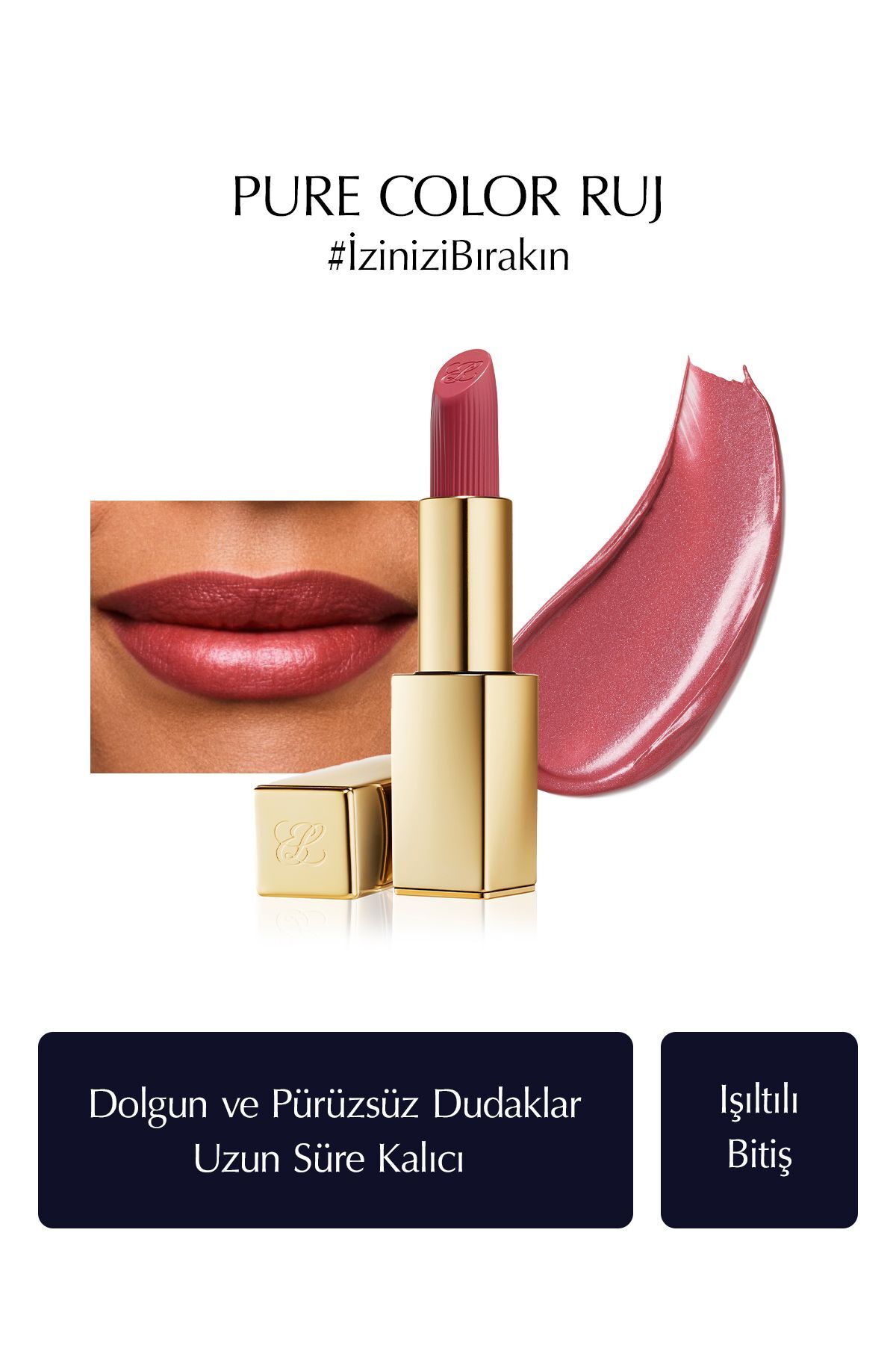 رژ لب های لامپی براق رنگ: 420 گل صاحبدل استی لادر Estee Lauder