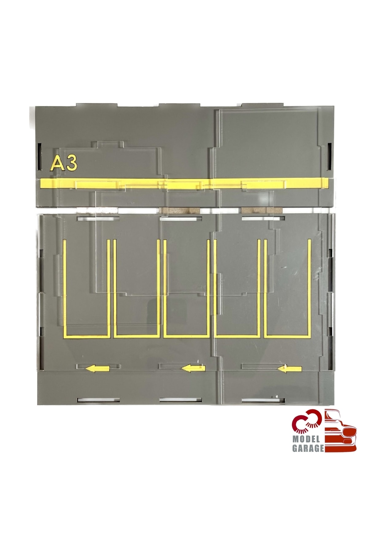 مدل خودرو 1 64 SCALE VEHICLE PARKING DIECAST DIORAMA DISPLAY STAND RACK CAR GARAGE اورجینال Özel Yapım