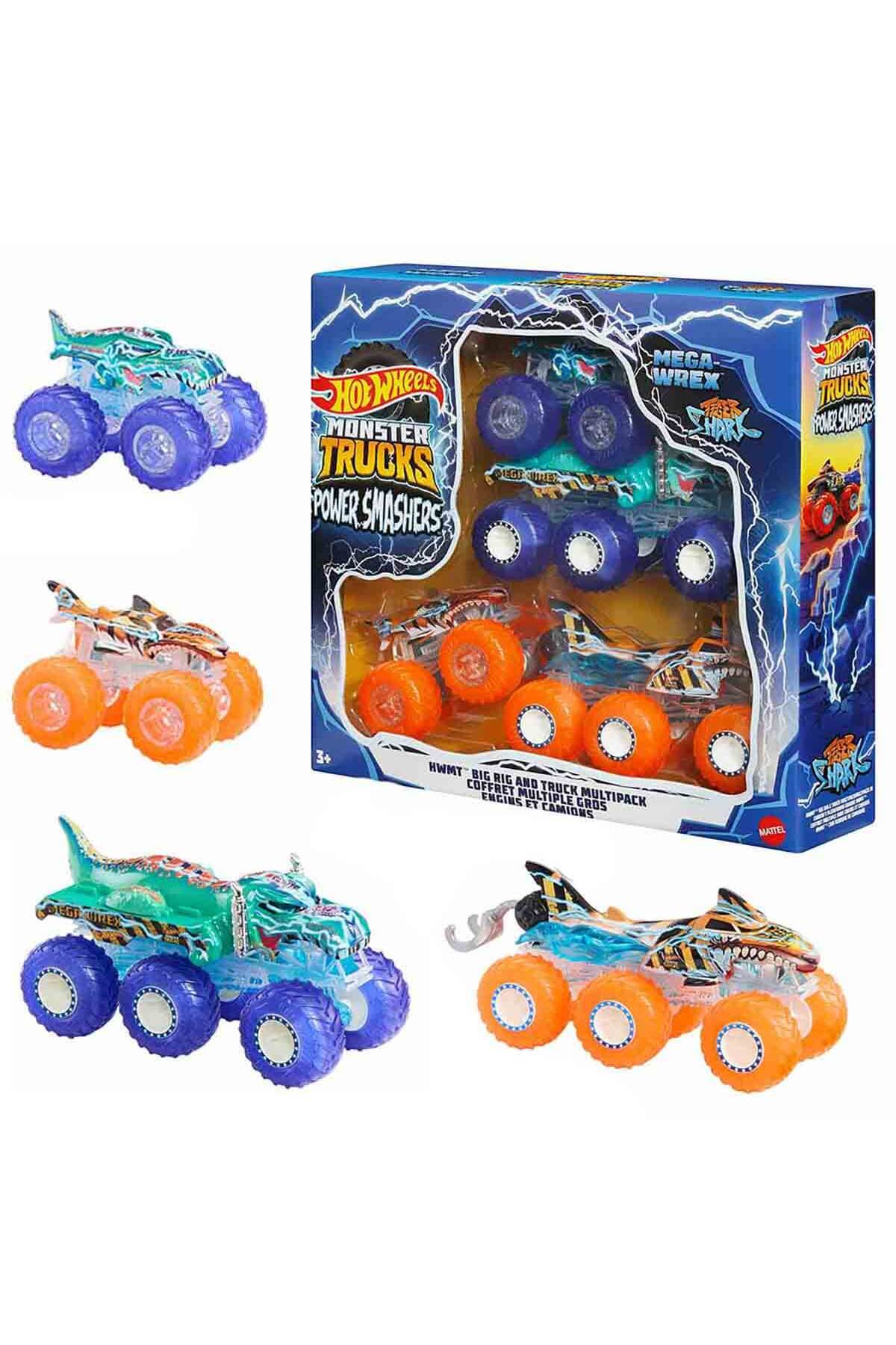 ماشین اسباب بازی MONSTER TRUCKS MULTI PACKAGE HYJ29 هات ویلز اورجینال HOT WHEELS