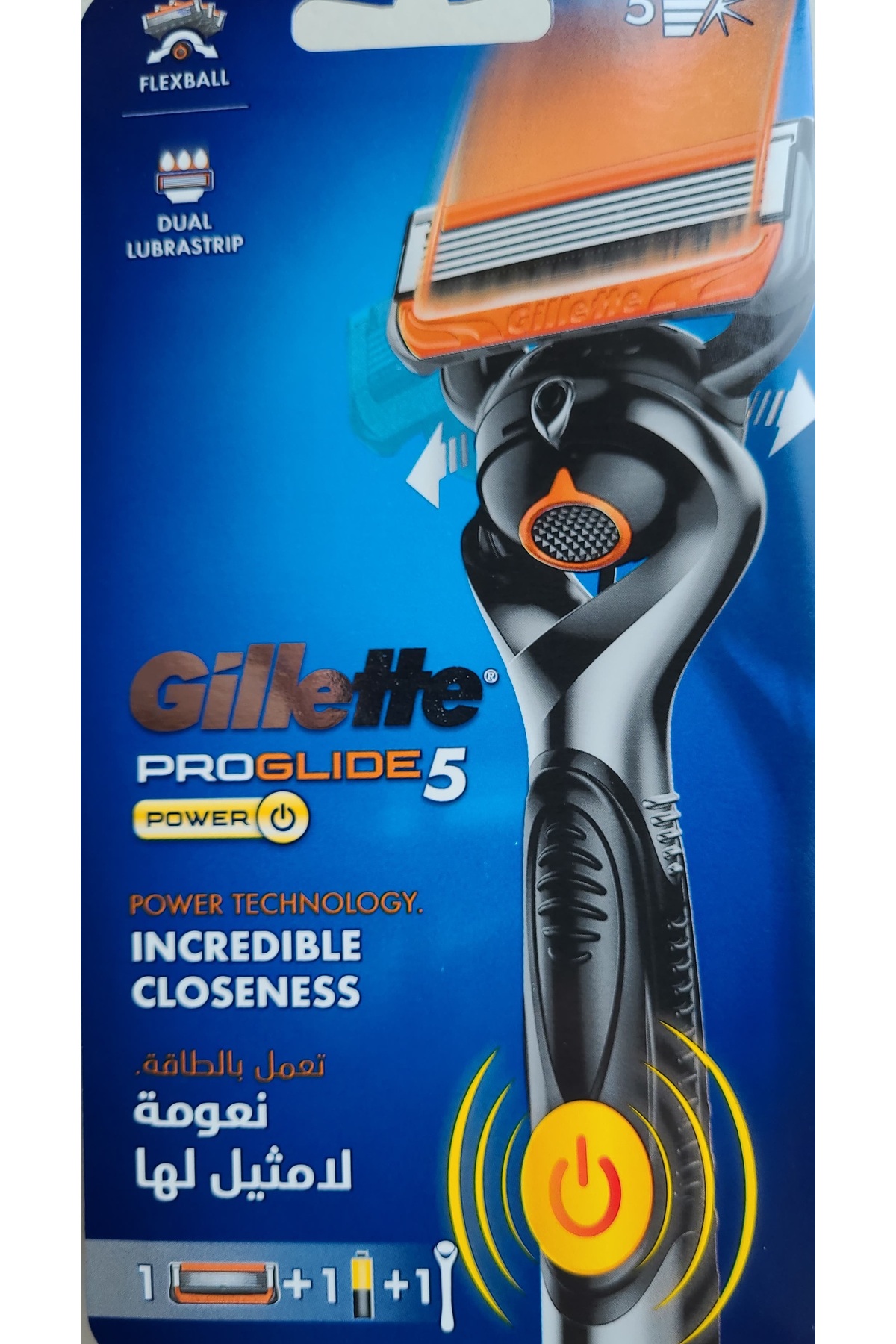 تیغ اصلاح ریش تراش فیوژن پروگلاید فلکسبال پاور اورجینال Gillette