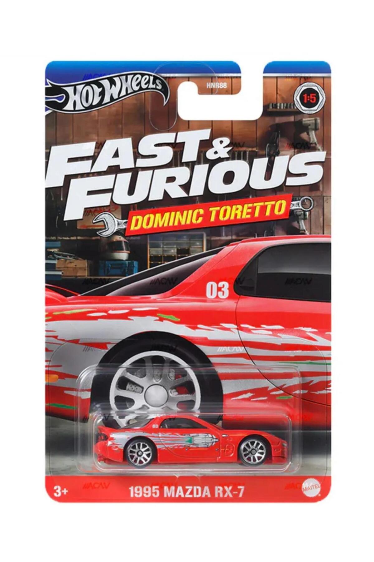 ماشین اسباب بازی MAZDA RX 7 FAST & FURIOUS DOM هات ویلز اورجینال HOT WHEELS