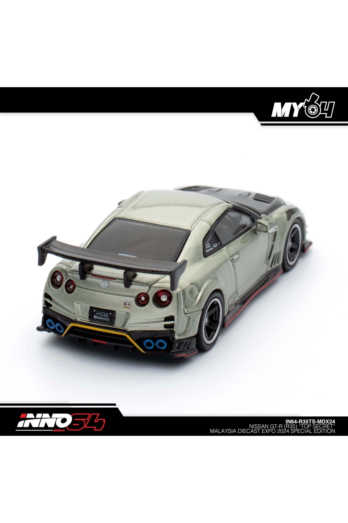 مدل خودرو INNO 1 64 NISSAN SKYLINE GT R R35 فوق سری MALAYSIA DIECAST EXPO 2024 اورجینال Inno 64 Models