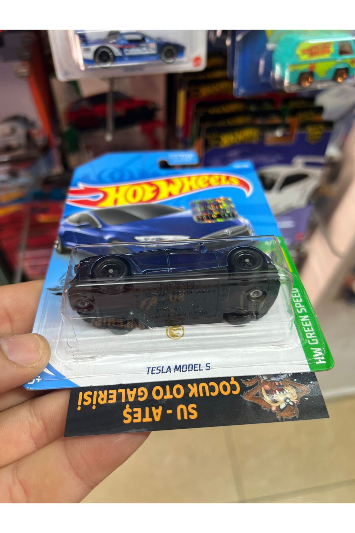 ماشین اسباب بازی مدل نادر TESLA STH هات ویلز اورجینال HOT WHEELS