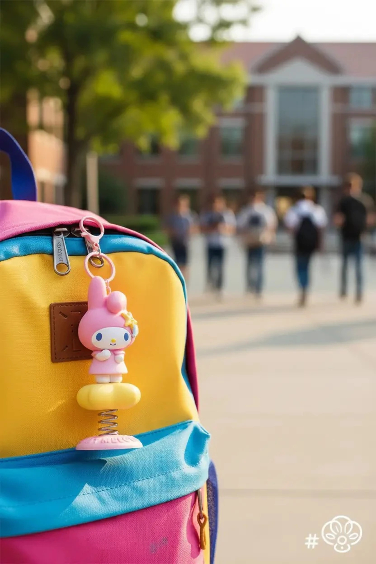 جلیقه کلید زینتی ماشین متحرک گنج اقیانوس با مجوز SANRIO جاکلیدی ملودی من Miniso