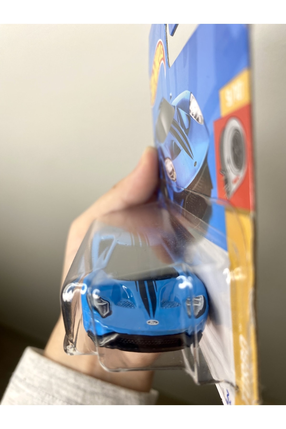 ماشین اسباب بازی HOTWHEELS 17 FORD GT BLUE TOY CAR MINI CLATELE CLATE 1 64 مقیاس هات ویلز اورجینال HOT WHEELS