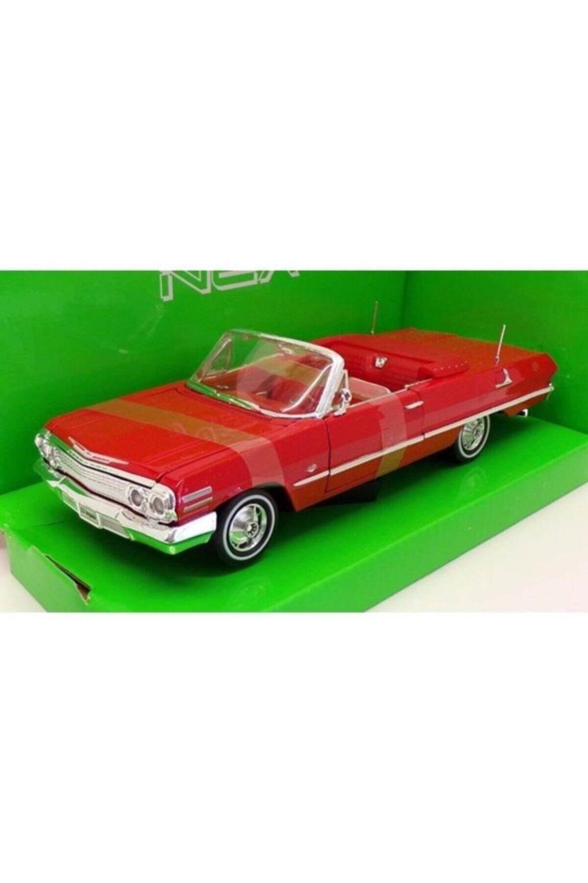 مدل خودرو IMPALA 1963 MODEL 1 24 SCALE DIECAST CAR اورجینال WELLY