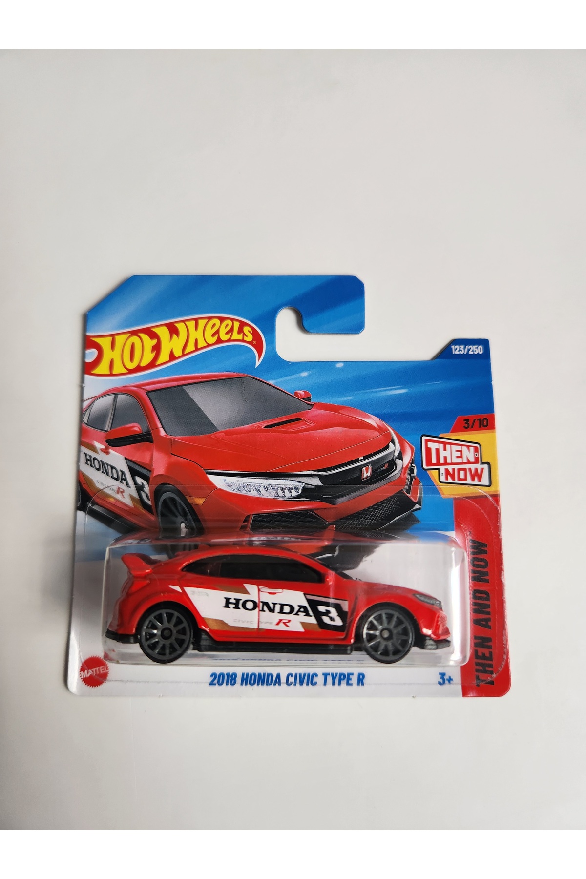 ماشین اسباب بازی قرمز HOTWHEELS 2018 هوندا سیویک TYPE R از ترکیه HOT WHEELS