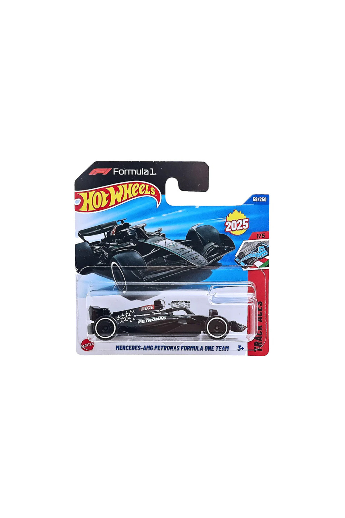 ماشین اسباب بازی تیم فرمول 1 مرسدس ای ام جی پتروناس از ترکیه HOT WHEELS
