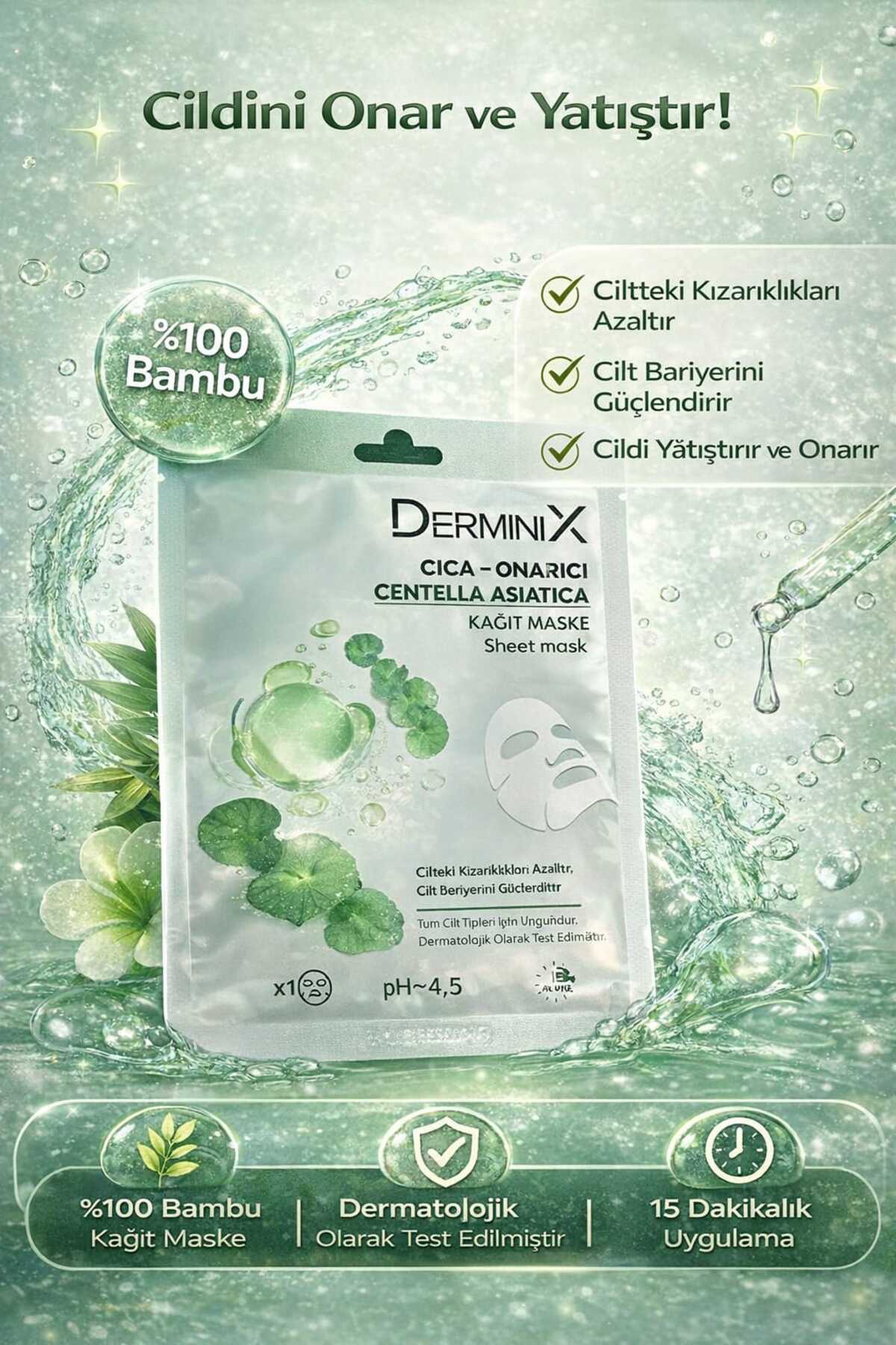 ماسک صورت کاغذی ASIATICA CICA REPAIN CENTELLA سنتلا Derminix
