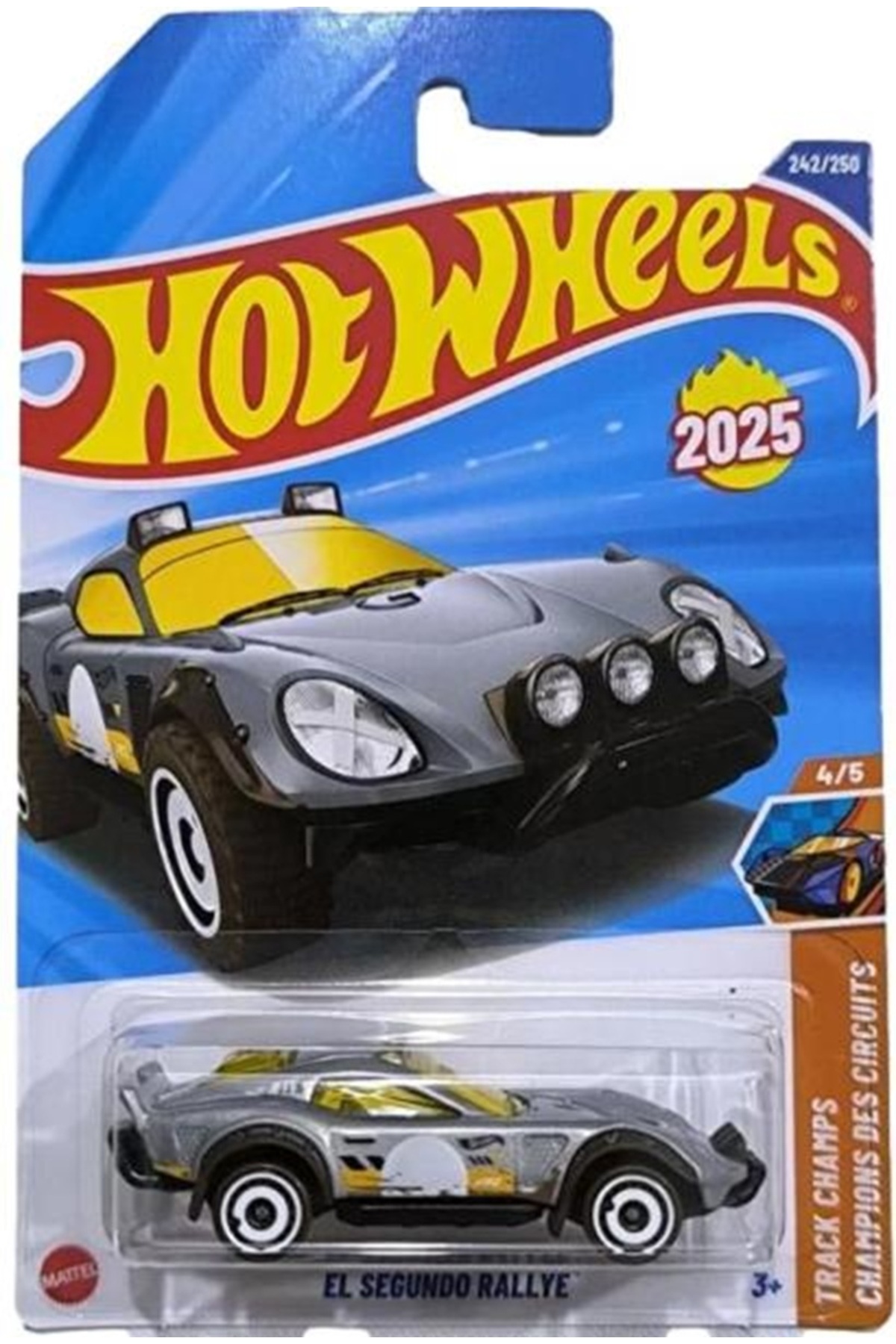 ماشین اسباب بازی کارتن کوتاه های تک EL SEGUNDO RALLYE HYW58 از ترکیه HOT WHEELS