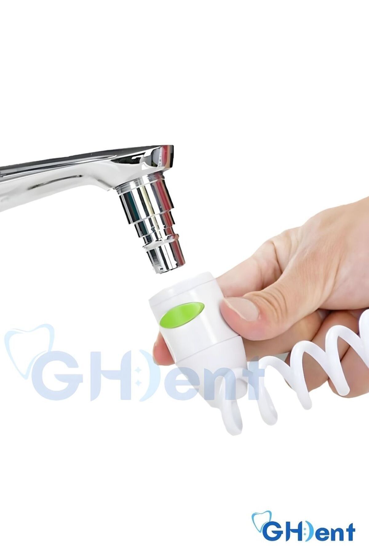 مسواک شارژی شستشوی دهان SH16 با 6 سر آویز اندازه خانواده شارژ برقی بدون کاسه اورجینال GHDENT