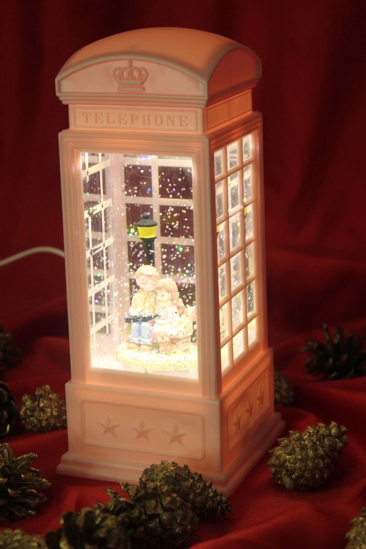 گوی برفی SNOW GLOBE با چراغ های LED و موسیقی از ترکیه RaHan