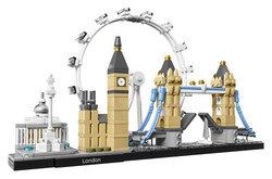 مجموعه ساختنی لگو LEGO آرکیتکچر Architecture لندن مدل 21034، ۴۶۸ قطعه، حداقل سن ۱۲ سال