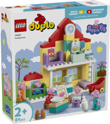 مجموعه ساختنی خانه خانوادگی پپا پیگ لگو LEGO دوپلو DUPLO مدل 10467، ۸۴ قطعه، حداقل سن ۲ سال