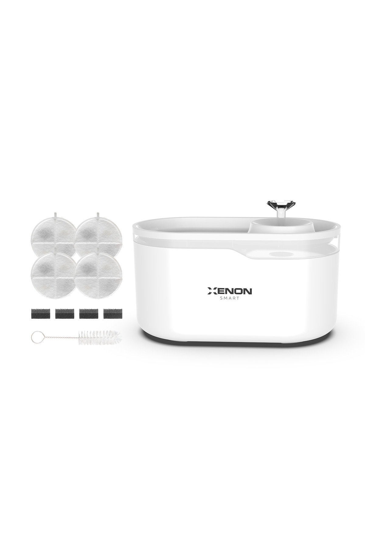 آبخوری فواره‌ای هوشمند و اتوماتیک زنون اسمارت Xenon Smart، همراه با ۴ فیلتر یدکی، سفید | B02878600006