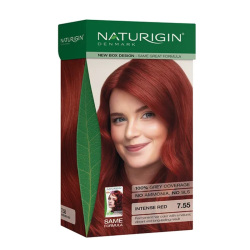 رنگ مو ناتوریجین Naturigin با ترکیبات ارگانیک شماره 7.55 قرمز آتشین متوسط